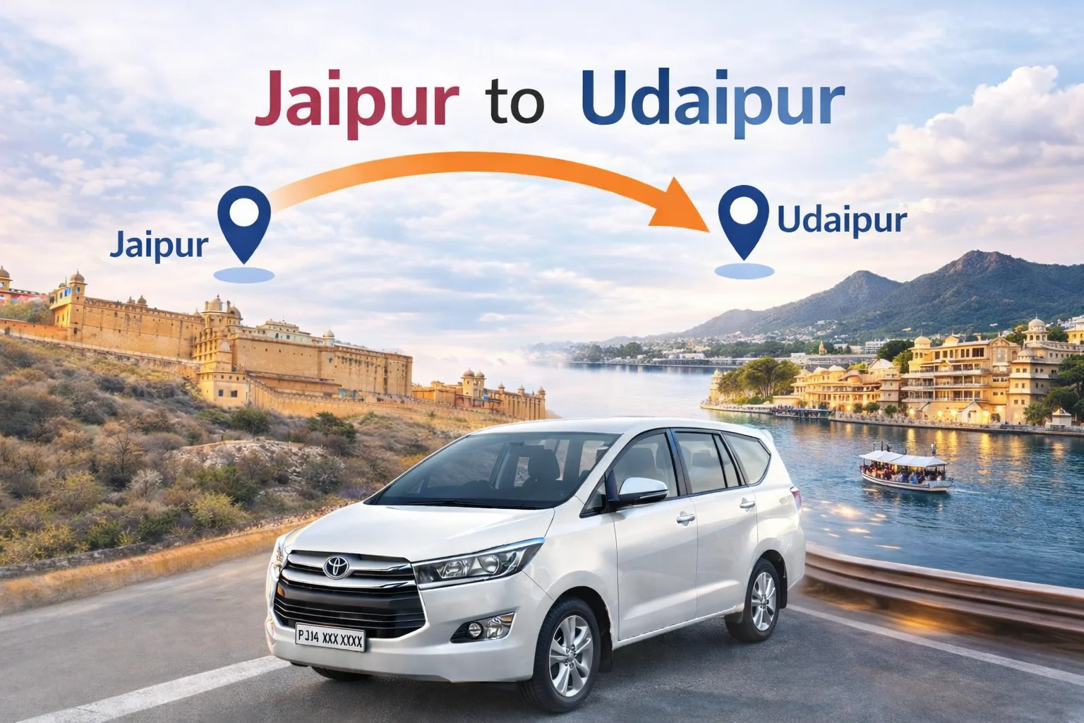 Jaipur to Udaipur